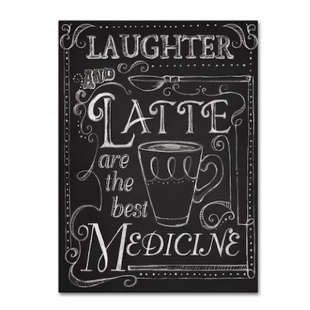 Fiona Stokes-Gilbert 'Laughter & Latte' Canvas Art,35x47